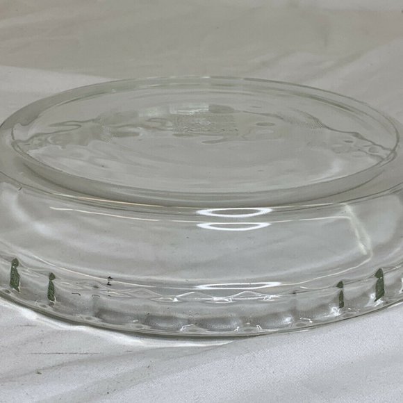 Vintage Pyrex 229 Clear Glass Deep Dish Pie Plate - Picture 4 of 5